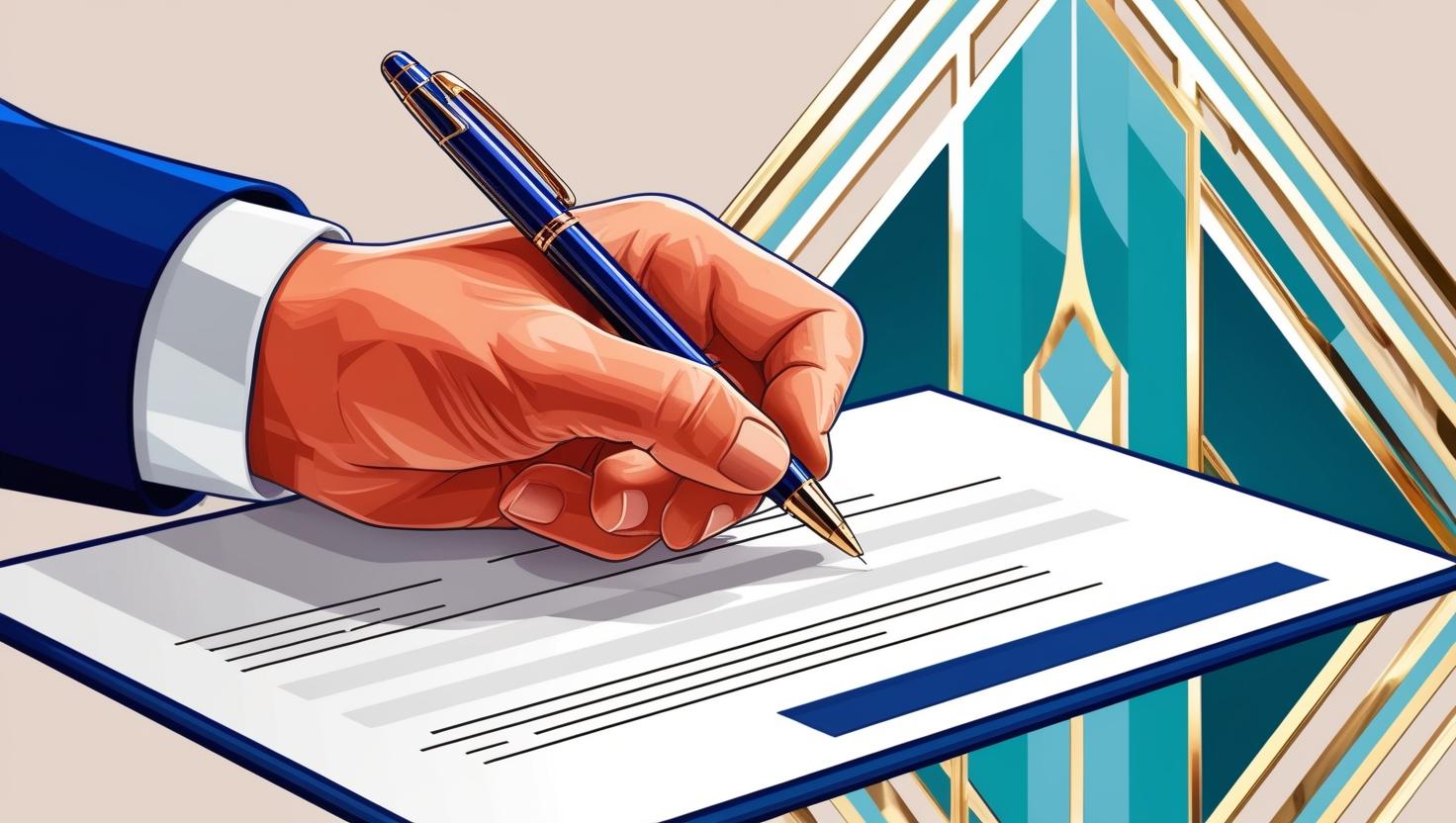 Digital Signing Illustration